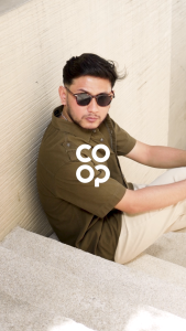 Coop Design - Devan Kemeja Outdoor Safari Tactical Workshirt Baby Canvas Lengan Pendek Pria