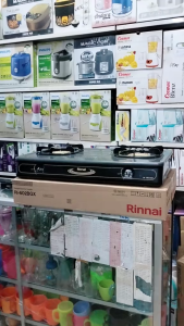 RINNAI 602BGX Kompor Gas 2 Tungku - API BESAR API TORNADO