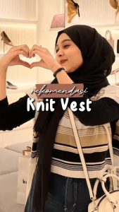 ROMPI RAJUT WANITA / LUCY VEST KNIT TRIBAL WANITA KORAN / VEST WANITA