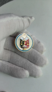 1.0inch High Quality Metal Pin INC Brooch