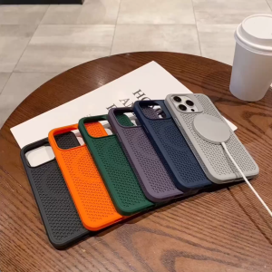 SENSE Magnetic Honeycomb Breathable Heat Dissipation Matte Case for iPhone 18 17 Air 16 15 14 13 12 11 Pro Max