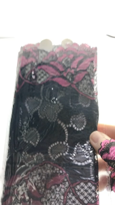 BELI 1 DAPAT 6 PASANG Manset Lengan Renda Manset Tangan Pendek Renda Fashion Aksesoris Wanita Warna Hitam Grosir