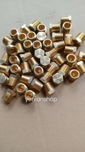 Đầu bịt ren ngoài 13mm 17mm - đồng thau