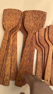 Sạn chiên gỗ dừa cao cấp hàng loại 1 30cm chuyên dùng cho nồi chảo chống dính  Không hóa chất an toàn khi sử dụng