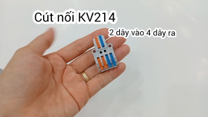 Combo 5 cút nối điện nhanh Kv774 2 đầu 2 ra 4 SPL-42