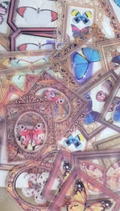 Bloomingyourdays 40pcs Set Stiker Motif Kupu-Kupu Bunga kering murah Anti Air 6 Desgins Untuk Dekorasi Jurnal Scrapbook Diy PET Flowers Daisy Deco for Journal Stationery Supplies Plant Stickers Bullet Journal Scrapbooking Label Stickers