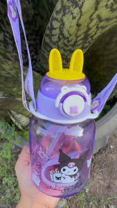 Botol Minum Sanrio 600ml Tutup Kuping BPA Free/ Botol Anak Karakter Lucu Sanrio HX 3222