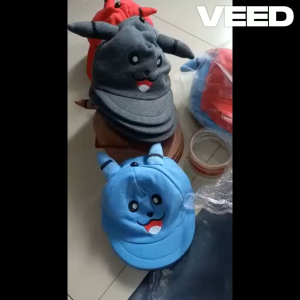 TOPI BAYI MOTIF Pikachu UNTUK PEREMPUAN LAKI LAKI BAHAN FLEECE 0 - 2 TAHUN