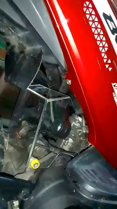 Tabokan Beat Karbu Bahan Akrilik Bening Dan Riben Tebal 3mm