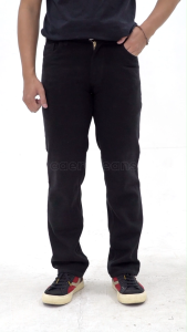 ZADEEFA CAERO CELANA DENIM PRIA HITAM BANDUNG CAERO JEANS ll JEANS REGULER CAERO JEANS