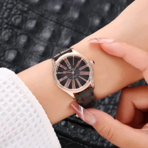 Jam Tangan Wanita Ticarto 3333L Tali Kulit Analog Original