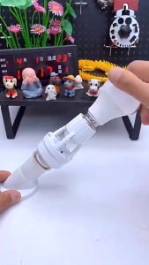 Đui đèn cảm ứng Lamp Holder đui đèn cảm ứng cảm biến chuyển động radar tự động bật tắt