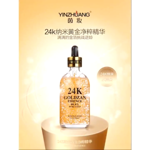 Serum Mencerahkan Wajah Putih Goldzan 24K Glowing 100ml BPOM