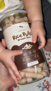 Double happiness Rice Stick for Baby Baby Rice Puff Baby Biscuit宝宝米饼 baby food makanan baby makanan baby 6 bulan