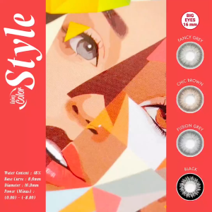 Softlens Living Color Style By Irislab Minus 0.50 SD 8.00 - DIA 16.00mm