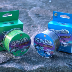 Senar Pancing Nilon Berbintik Warna Tak Terlihat 300m Senar Speckle Bunglon Tali Pancing Kecil Kuat Halus