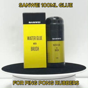 Sanwei Water Glue with Brush for Table Tennis Rubber | 100ml | VOC Free