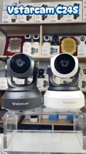 VSTARCAM กล้องวงจรปิด IP Camera 3.0 มีระบบ AI MP and IR CUT (แพ็คคู่สีขาว) รุ่น C24S ลูกค้าสามารถเลือกขนาดเมมโมรี่การ์ดได้ By.SHOP-Vstarcam