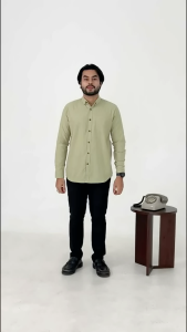 Kemeja Cotton Oxford LS Hey Man Modern Fit