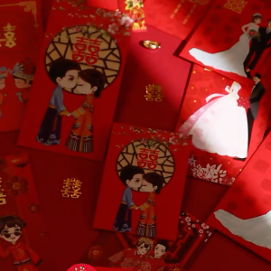 Bilibala Mart 古装结婚红包 卡通结婚红包 结婚红包袋 喜结良缘 结婚用品 结婚红包 Wedding Angpao 接亲红包 wedding red packet 接新娘红包 姐妹红包 Red Packet for Wedding