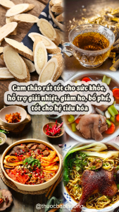 Cam thảo khô thái lát 100g (Trà cam thảo giải nhiệt dưỡng nhan)