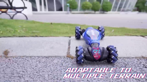 Mainan Hobi Kendaraan Remot Kontrol Mobil Balap Akrobat Lampu Pendaki - RC Climbing Stunt Car