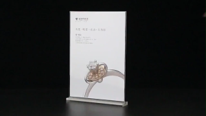 Bảng Menu Mica Để Bàn Đế Trắng Menu Mã QR CODE Để Bàn Mica Kích Thước A4 A5 A6