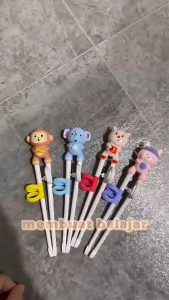 Sumpit Training Anak Motif Karakter Chopstick Lucu Belajar Latihan Anak Balita
