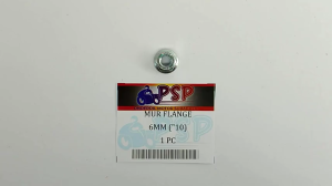 MUR FLANGE 6mm \"10 - MOR BIBIR RING TOPI MUR KUNCI DRAT\"10 (Harga Per 1 Biji) UNTUK MUR MANIPOL GL / MEGA PRO