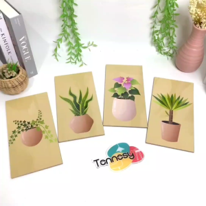TENNESY HIASAN DINDING TANAMAN BOTANICAL AESTETIK 15x30CM WALL DECOR PAJANGAN KAYU DEKORASI RUMAH