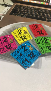 พญานาคหัวสีติดล็อตเตอรี่ขายดีมาก 500 ใบหัวสีและซองใสใส่ล็อตเตอรี่หัวสีลอตเตอรี่ ชุด 2 ใบ 12 ล้าน โบติดสลากกินแบ่งรัฐบาล ใบปะหน้าสลากกินแบ่งรัฐบาล tag lottory