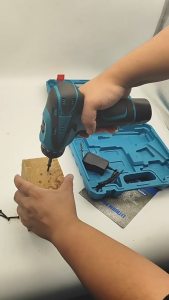 TATA Mesin Bor Baterai 12V Portable electric drill Bor Elektrik Multifungsi Kualitas Tinggi Bor Listrik Lithium Bor listrik portabel