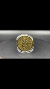Koin Kuno Naga Phoenix Naga Cina Phoenix Tai Chi Koin Feng Shui