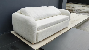 Cloud Luxe BoucleSofa Bed / Contemporary Bouclé Sofa / Scandinavia Loveseat - FRM6356