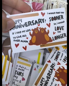 Wishes Card for Birthday Party Bouquet Gift Greeting Cards MOM DAD HUSBAND WIFE SON