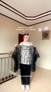 Setelan kebaya modern wanita cantik kebaya bridesmaid lamaran wisuda outer tradisional wanita moif kelapa