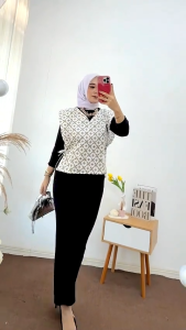 Vest Batik Wanita Modern & Rompi Batik Viral Kekinian