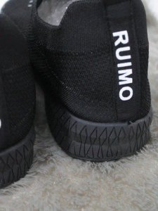 Sepatu Formal Pria Slip-On Motif Polos Hitam Elegan HIgh Quality - 886