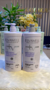 Dầu gội xả Elvawell phục hồi kiềm dầu trị gầu siêu mềm mượt