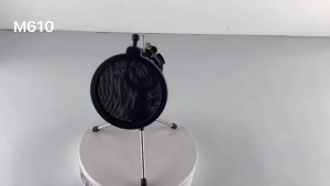 Mini Tripod Stand Mikrofon Universal dengan Pop Filter