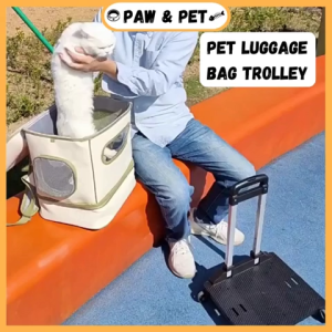 Pet Travel Luggage Pet Trolley Case Foldable Back Pet Bag Dogs And Cats Travel Case Folding Trolley