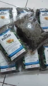 ( Paket 10 Pcs ) Teh Seduh Daun Insulin isi 40gr /Teh Herbal Kering 100% Organik & Asli/Insulin Tea
