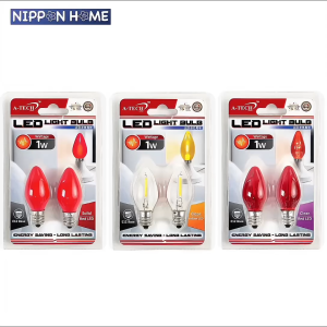 [ Electrical ] A-Tech Led Chilli Bulb E12 2PCS Per Pack Mini LED Light Bulb Red and Yellow 220V