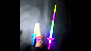 Pedang naruto bisa jadi panjang starwars lightsaber pedang pedangan lampu Led nyala pedang starwars