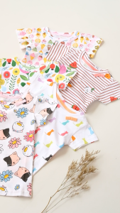 JOYFULBABY Kaos Anak Perempuan Print Tee