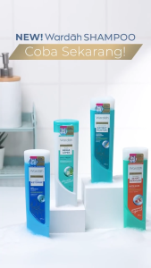 Wardah Shampoo Hijab Expert 170 ml Dermascalp Expert Wangi Tahan Lama Tidak Apek Anti Lepek dan Sehat Berkilau