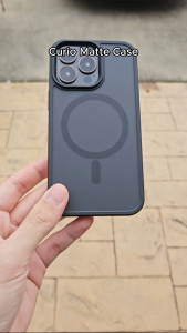 CHARBY Curio Magnetic Matte Case for iP 15/14/13/12/11/SE Series | Full Drop Protection Frosted & Smooth Cover