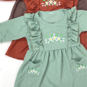 Gamis Dress Bayi AMIRA SAKU Gamis Dress Anak Balita 0-4 Tahun BENNA