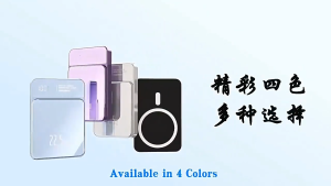 3C Certificate Approved 20000mah Magnetic Wireless Power Bank 22.5W Qi Wireless Charger Powerbank For Iphone 15 14 13 Samsung Huawei Xiaomi Super Fast Charging