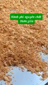 1kg hành phi bắc nguyên chất nhà làm thơm ngongiòn rụm gia vị cần thiết cho mỗi bữa ăn gia đình Việt - Đặc sản Kinh Môn Hải Dương